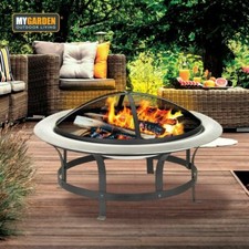 Folding Steel Fire Pit BBQ -