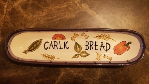 Peace garlic bread dish - 1,
