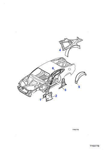 Jaguar wheelarch xk8 4 0 - wheelarch,