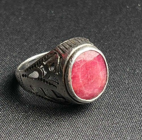 Handmade silver men ring - handmade,