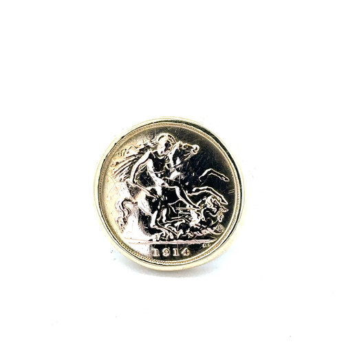 9ct yellow gold 1914 - , half