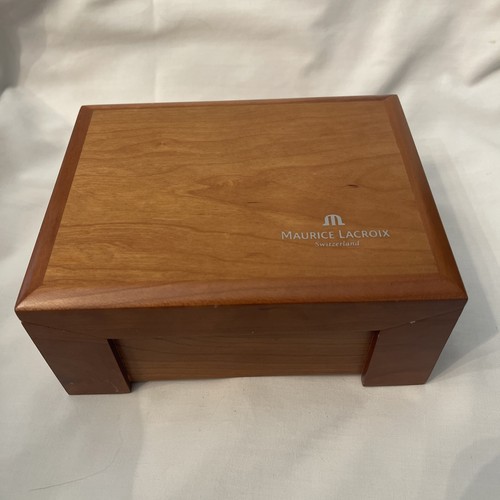 Maurice lacroix wood watch - lacroix,