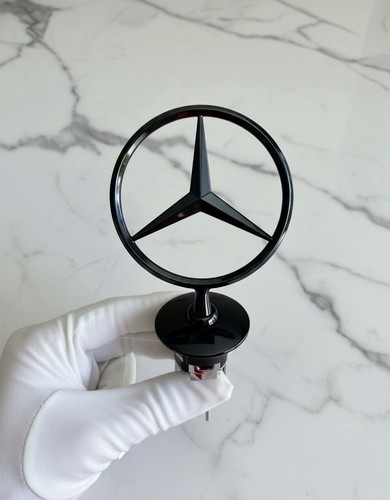 Mercedes benz black - black, hood