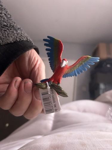 Resin parrot ornament - ornament,