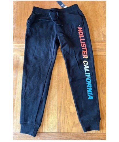 Hollister joggers black size - hollister,