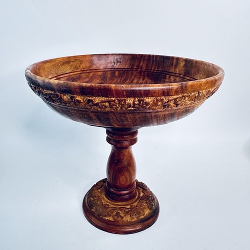 Vintage hand carved wooden - vintage,