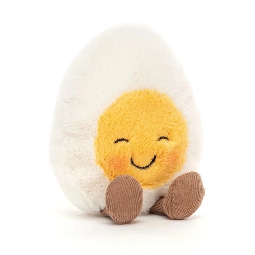 Cheeky boiled egg plush - boiled, soft