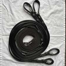 Zilco Shetland Pair Driving Reins Green Tag