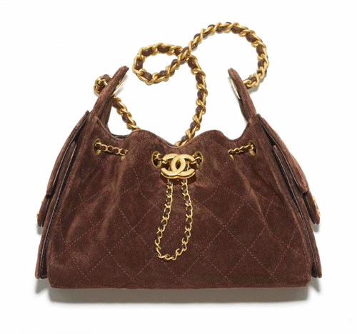 Chanel brown suede - chanel, quilted