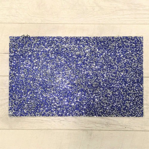 Diamante blue silver table - table, mat