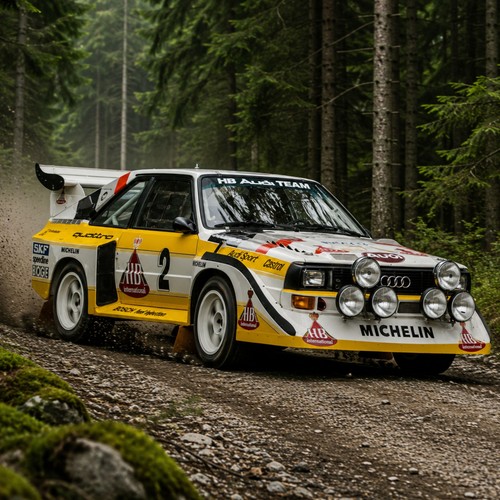 Audi sport quattro - quattro, (1985)