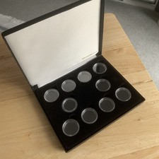Half Sovereign Display Case With 10 Capsules