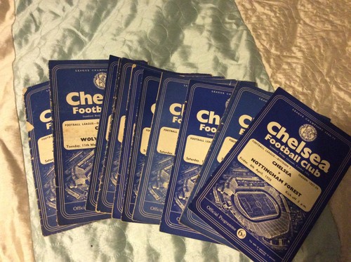 Chelsea home programmes - chelsea,