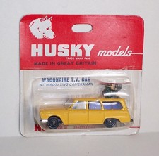 HUSKY MODELS Vintage Pre Corgi Juniors #15 STUDEBAKER WAGONAIRE TV CAR - MOC