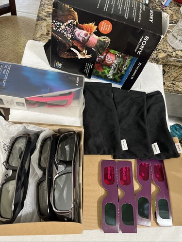 Sony glasses lot 4 plus - glasses,