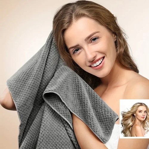 Microfiber hair towel wrap - microfiber,
