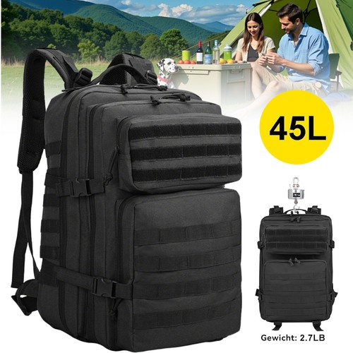 45l hiking camping backpack - camping,