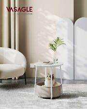 VASAGLE Side Table, Round End