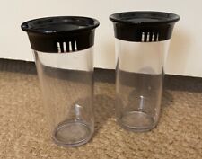 Tupperware Salt And Pepper Shaker Pots 