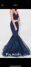 Pia Michi London Fishtail Prom Dress Size 8 New Only Tried On