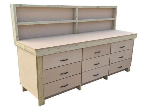 Wooden workshop cabinet garage - wooden,