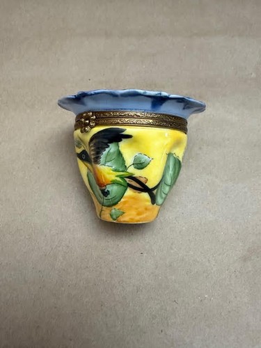 Limoges france peint main - limoges, blue