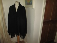Jaeger cape coat black