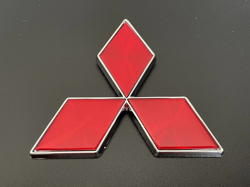 Red mitsubishi badge - red,