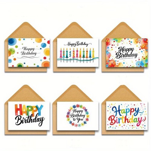 Birthday cards - of, 6