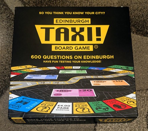 Taxi board game - game:,