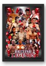 British Boxing Legends Poster