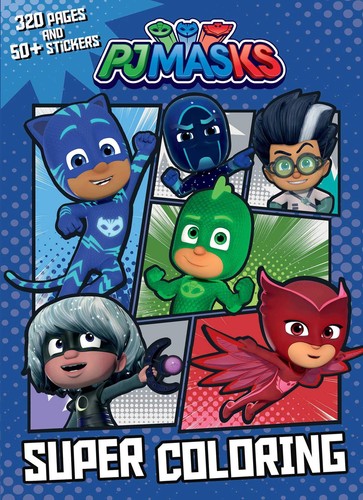 Masks super coloring - pj,