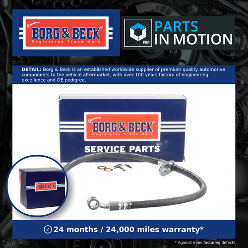 Brake hose front left bbh7440 - hose,