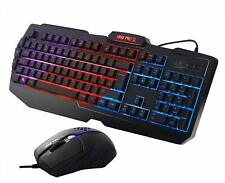 Sumvision Nemesis Kane Pro II LED Multi-Colour Backlit Gaming Keyboard & Mouse