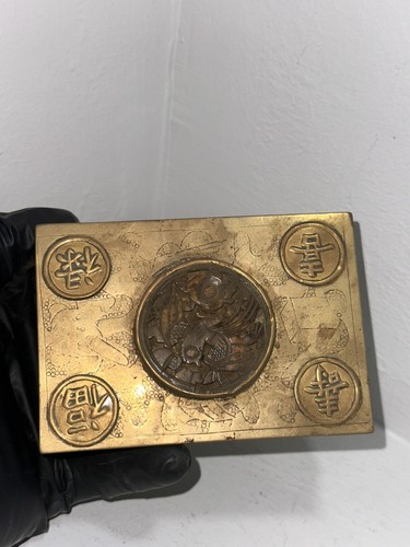 Antique chinese brass - chinese, wooden