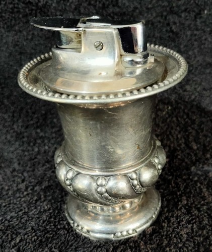 Ronson silver plate table - silver,