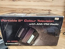 Samsung CI-125R 5" Portable TV Radio Boxed