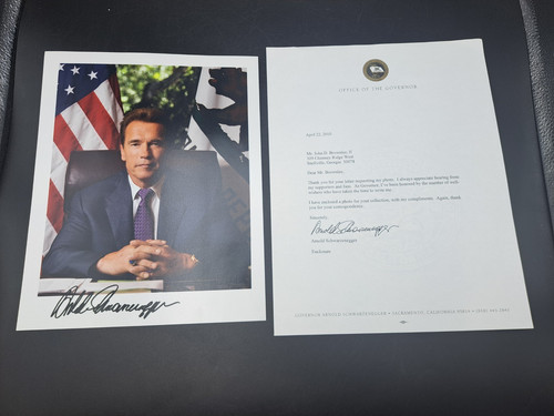 Arnold schwarzenegger signed - arnold,