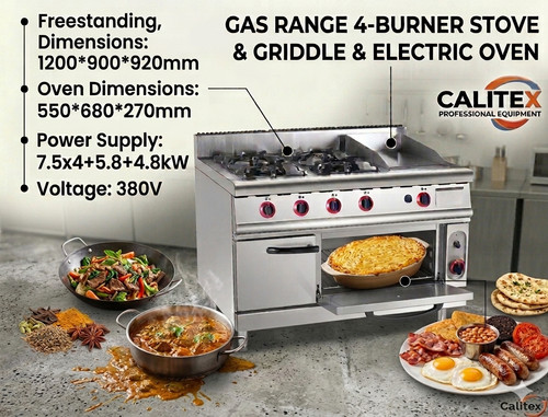 Commercial gas range burner - commercial,
