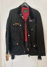 Mens black Barbour
