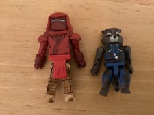 2 x Marvel Minimates Hand Ninja And Rocket Racoon
