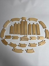 Wooden road rail track - &,