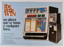 Playmatic The Little Win Fruit Machine Spain Flyer Original 1980's