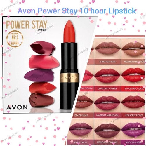 Avon power stay lip - lip, colour