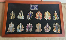 Doctor Who Danbury Mint. Gold Plated - Pin Badge Collectors set - 12 Doctors