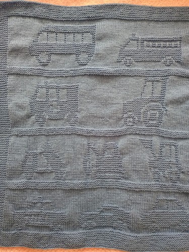 New hand knitted baby blanket - baby,