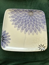 Extra Large Display Platter/Plate Purple/White Home Decoration/Display