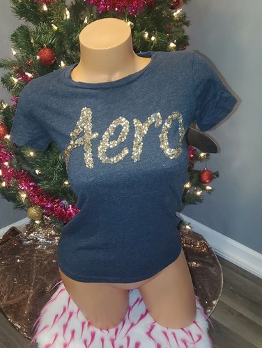 Aeropostale navy blue tee - navy,