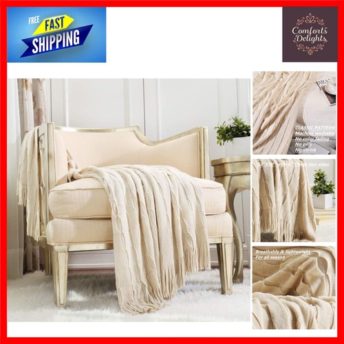Elegant crochet knit throw - elegant,