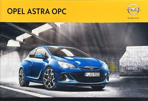 Opel astra opc - opc, brochure